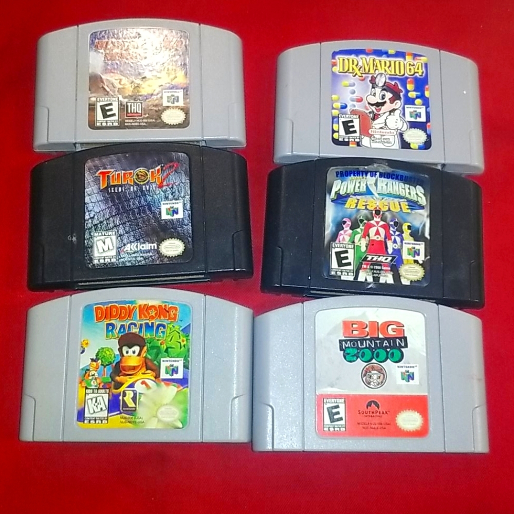 Nintendo video games for a collector.
